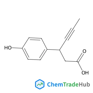 3-(4-Hydroxyphenyl)-4-hexynoic acid