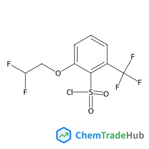 2-(2,2-Difluoroethoxy)-6-(trifluoromethyl)benzenesulfonyl chloride