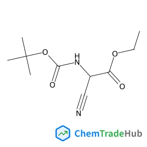 Ethyl N-{[(2-methyl-2-propanyl)oxy]carbonyl}-3-nitriloalaninate
