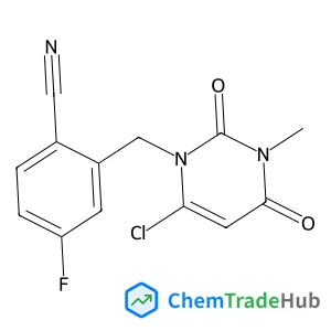 2-[(6-Chloro-3-methyl-2,4-dioxo-3,4-dihydro-1(2H)-pyrimidinyl)methyl]-4-fluorobenzonitrile