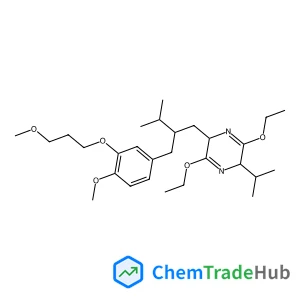 (2R,5S)-3,6-Diethoxy-2-isopropyl-5-{(2S)-2-[4-methoxy-3-(3-methoxypropoxy)benzyl]-3-methylbutyl}-2,5-dihydropyrazine