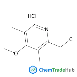 2-(Chloromethyl)-4-methoxy-3,5-dimethylpyridine hydrochloride (1:1)