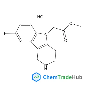 methyl 2-(8-fluoro-3,4-dihydro-1H-pyrido[4,3-b]indol-5(2H)-yl)acetate hydrochloride