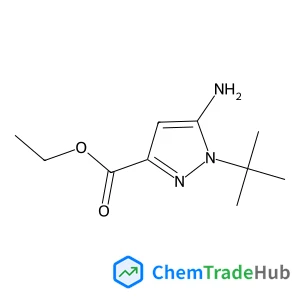 Ethyl 5-amino-1-(2-methyl-2-propanyl)-1H-pyrazole-3-carboxylate Ethyl 5-amino-1-(2-methyl-2-propanyl)-1H-pyrazole-3-carboxylate