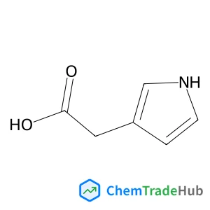 1H-Pyrrol-3-ylacetic acid structure