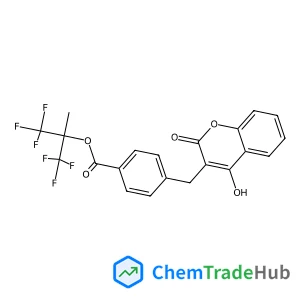 1,1,1,3,3,3-Hexafluoro-2-methyl-2-propanyl 4-[(4-hydroxy-2-oxo-2H-chromen-3-yl)methyl]benzoate