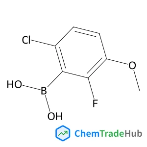 (6-chloro-2-fluoro-3-methoxy-phenyl)boronic acid