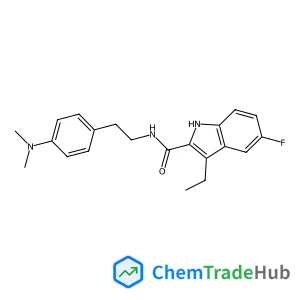 N-{2-[4-(Dimethylamino)phenyl]ethyl}-3-ethyl-5-fluoro-1H-indole-2-carboxamide