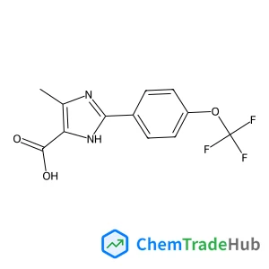 4-Methyl-2-[4-(trifluoromethoxy)phenyl]-1H-imidazole-5-carboxylic acid