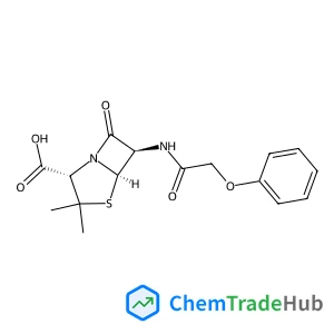 (2S,5R,6R)-3,3-Dimethyl-7-oxo-6-[(phenoxyacetyl)amino]-4-thia-1-azabicyclo[3.2.0]heptane-2-carboxylic acid