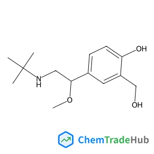 2-(Hydroxymethyl)-4-{1-methoxy-2-[(2-methyl-2-propanyl)amino]ethyl}phenol