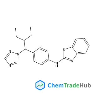 N-{4-[(1R)-2-Ethyl-1-(1H-1,2,4-triazol-1-yl)butyl]phenyl}-1,3-benzothiazol-2-amine