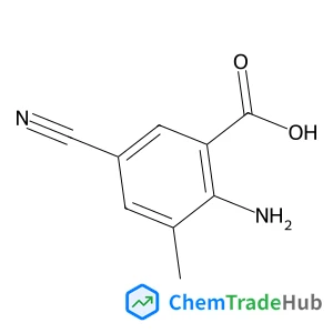 2-Amino-5-cyano-3-methylbenzoic acid