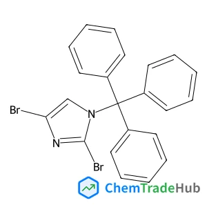 2,4-Dibromo-1-trityl-1H-imidazole structure 2,4-Dibromo-1-trityl-1H-imidazole structure