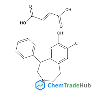(5R)-8-Chloro-3-methyl-5-phenyl-2,3,4,5-tetrahydro-1H-3-benzazepin-7-ol (2Z)-2-butenedioate (1:1)