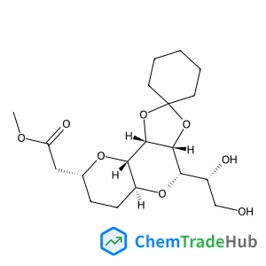 Methyl {(3a'R,4'S,5a'S,8'R,9a'S,9b'S)-4'-[(1R)-1,2-dihydroxyethyl]octahydrospiro[cyclohexane-1,2'-[1,3]dioxolo[4,5-d]pyrano[3,2-b]pyran]-8'-yl}acetate