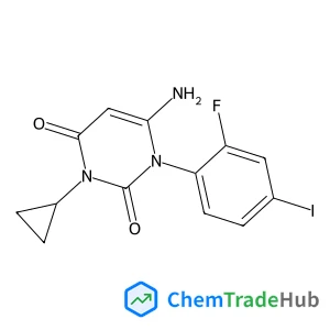 6-Amino-3-cyclopropyl-1-(2-fluoro-4-iodophenyl)-2,4(1H,3H)-pyrimidinedione