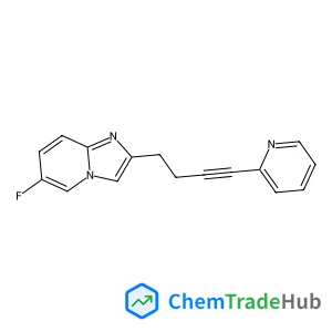 6-Fluoro-2-[4-(2-pyridinyl)-3-butyn-1-yl]imidazo[1,2-a]pyridine