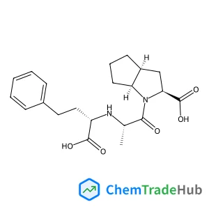 (2S,3aS,6aS)-1-[(2S)-2-{[(1S)-1-Carboxy-3-phenylpropyl]amino}propanoyl]octahydrocyclopenta[b]pyrrole-2-carboxylic acid (non-preferred name)