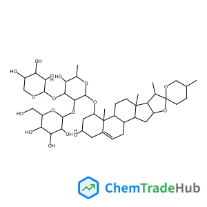 (3β,25S)-Spirost-5-en-3-yl O-6-deoxy-α-L-mannopyranosyl-(1→2)-O-[β-D-xylopyranosyl-(1→3)]-β-D-glucopyranoside