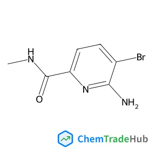 6-amino-5-bromo-N-methyl-pyridine-2-carboxamide 6-amino-5-bromo-N-methyl-pyridine-2-carboxamide