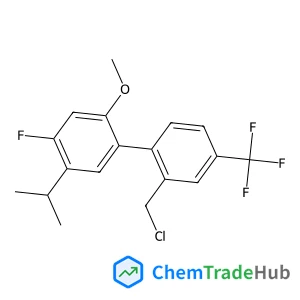 2'-(Chloromethyl)-4-fluoro-5-isopropyl-2-methoxy-4'-(trifluoromethyl)biphenyl