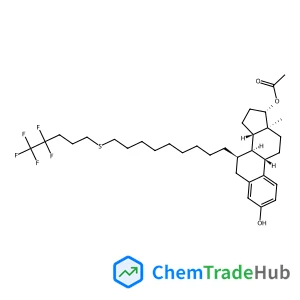 (7alpha,17beta)-3-Hydroxy-7-{9-[(4,4,5,5,5-pentafluoropentyl)sulfanyl]nonyl}estra-1,3,5(10)-trien-17-yl acetate