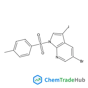 5-Bromo-3-iodo-1-[(4-methylphenyl)sulfonyl]-1H-pyrrolo[2,3-b]pyridine