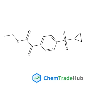 Ethyl [4-(cyclopropylsulfonyl)phenyl](oxo)acetate