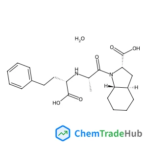 (2S,3aR,7aS)-1-[(2S)-2-{[(1S)-1-Carboxy-3-phenylpropyl]amino}propanoyl]octahydro-1H-indole-2-carboxylic acid (non-preferred name)