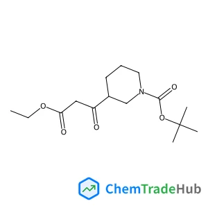 2-Methyl-2-propanyl 3-(3-ethoxy-3-oxopropanoyl)-1-piperidinecarboxylate