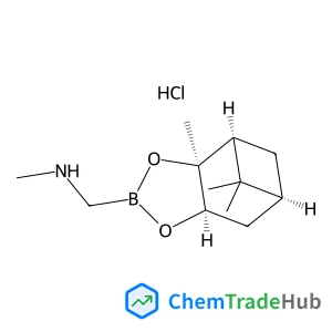 N-Methyl-1-[(1S,2S,6R,8S)-2,9,9-trimethyl-3,5-dioxa-4-boratricyclo[6.1.1.0~2,6~]dec-4-yl]methanamine hydrochloride (1:1)