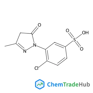 4-Chloro-3-(3-methyl-5-oxo-4,5-dihydro-1H-pyrazol-1-yl)benzenesulfonic acid