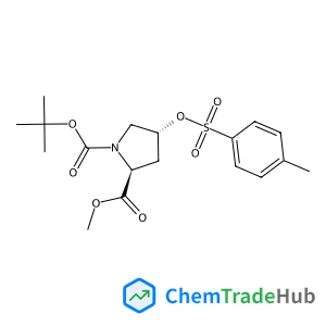 2-Methyl 1-(2-methyl-2-propanyl) (2S,4R)-4-{[(4-methylphenyl)sulfonyl]oxy}-1,2-pyrrolidinedicarboxylate