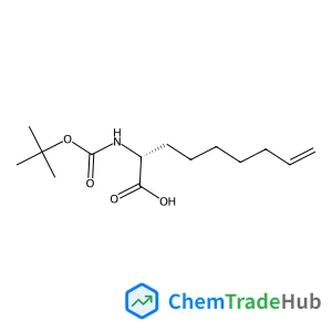 (2R)-2-({[(2-Methyl-2-propanyl)oxy]carbonyl}amino)-8-nonenoic acid