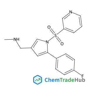 1-[5-(4-Fluorophenyl)-1-(3-pyridinylsulfonyl)-1H-pyrrol-3-yl]-N-methylmethanamine