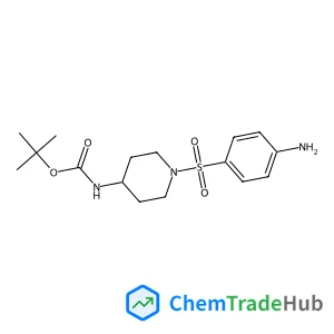 2-Methyl-2-propanyl {1-[(4-aminophenyl)sulfonyl]-4-piperidinyl}carbamate
