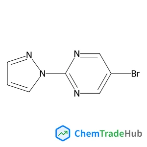 5-Bromo-2-pyrazol-1-yl-pyrimidine