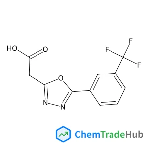 {5-[3-(Trifluoromethyl)phenyl]-1,3,4-oxadiazol-2-yl}acetic acid