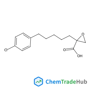 2-[5-(4-Chlorophenyl)pentyl]-2-oxiranecarboxylic acid