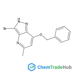 3-bromo-5-methyl-7-phenylmethoxy-2H-pyrazolo[4,3-b]pyridine
