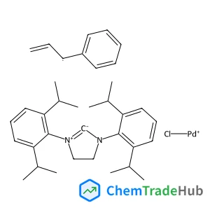[1,3-Bis(2,6-diisopropylphenyl)-2-imidazolidinylidene](chloro)palladium - propylbenzene (1:1)