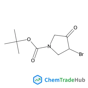 2-Methyl-2-propanyl 3-bromo-4-oxo-1-pyrrolidinecarboxylate 2-Methyl-2-propanyl 3-bromo-4-oxo-1-pyrrolidinecarboxylate