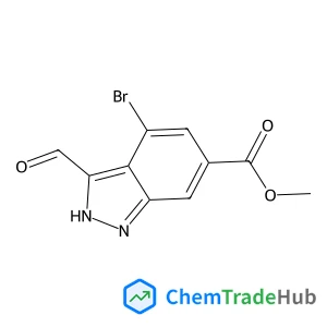 Methyl 4-bromo-3-formyl-1H-indazole-6-carboxylate