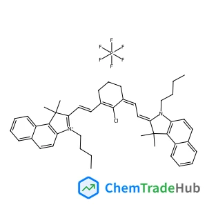 3-Butyl-2-(2-[3-[2-(3-butyl-1,1-dimethyl-1,3-dihydrobenzo[e]indol-2-ylidene)ethylidene]-2-chloro-cyclohex-1-enyl]vinyl)-1,1-dimethyl-1h-benzo[e]indolium hexafluorophosphate