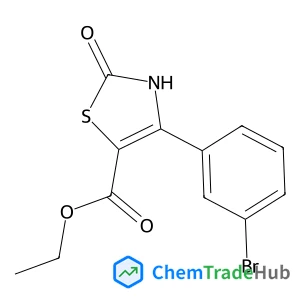 Ethyl 4-(3-bromophenyl)-2-oxo-2,3-dihydro-1,3-thiazole-5-carboxylate