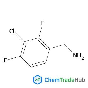 1-(3-Chloro-2,4-difluorophenyl)methanamine Chemical_Structure_Of