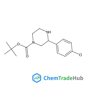 2-Methyl-2-propanyl 3-(4-chlorophenyl)-1-piperazinecarboxylate