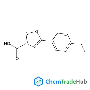 5-(4-Ethylphenyl)-1,2-oxazole-3-carboxylic acid