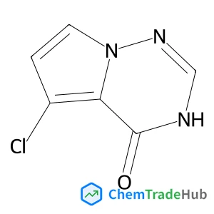5-Chloropyrrolo[2,1-f][1,2,4]triazin-4(3H)-one structure